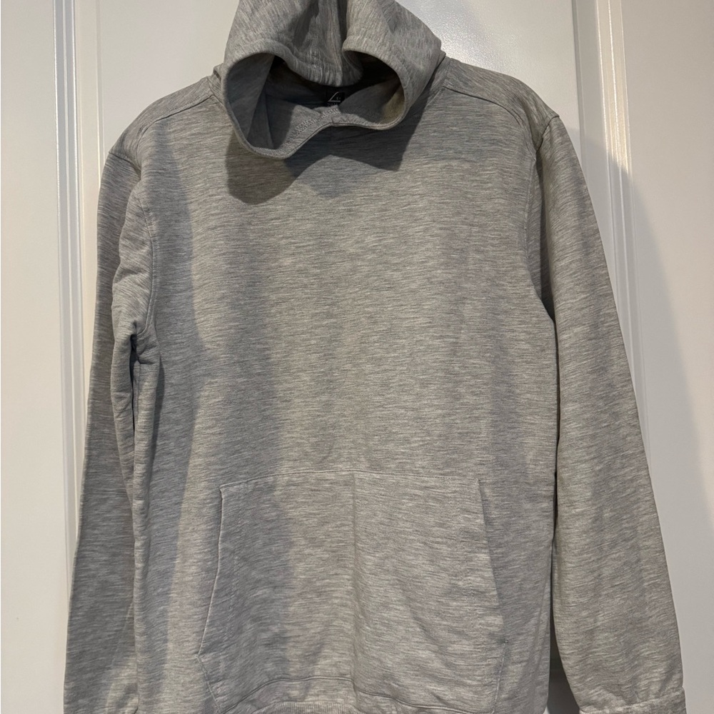 Gray Hooded Sweatshirt Youth Large